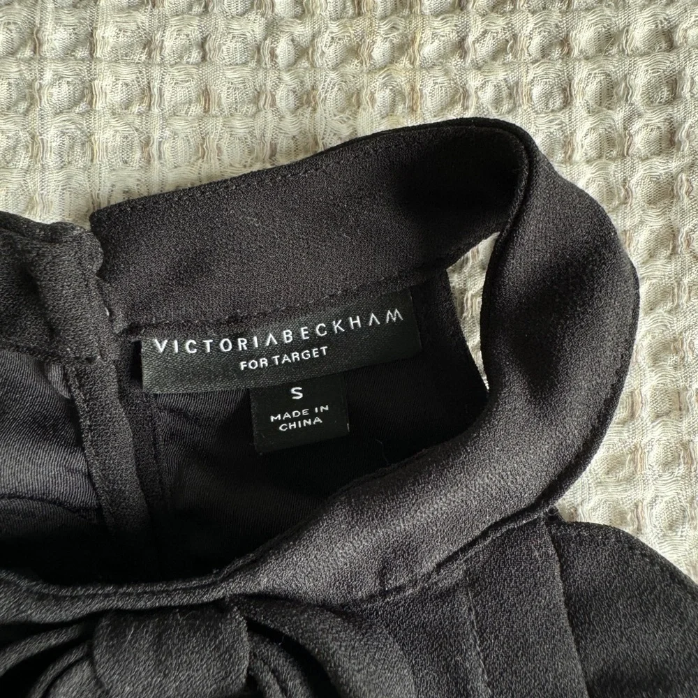 Victoria Beckham Target Black Ruffle Tank - Picture 5 of 7
